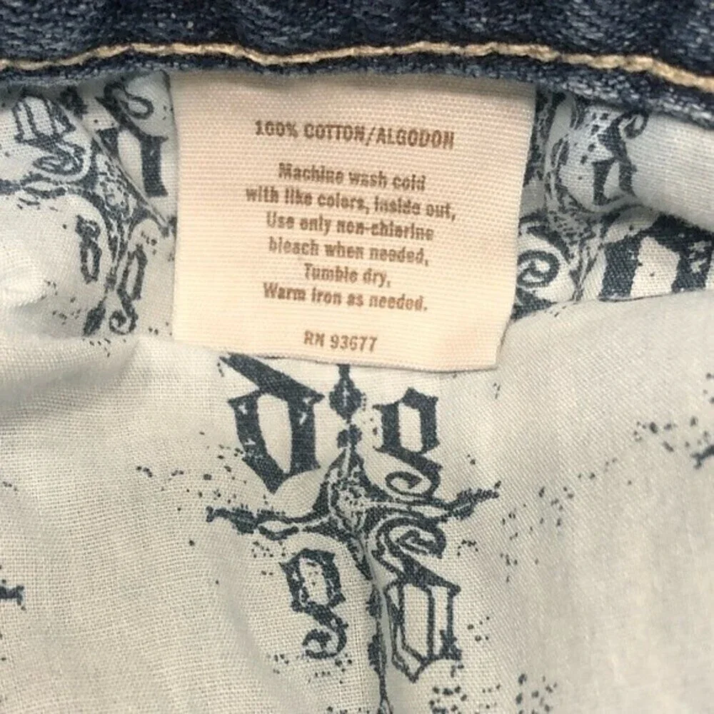 Decree Distressed Denim Shorts Size 7 - Picture 5 of 5